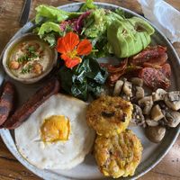 Big breakfast   at Alchemy in Ubud