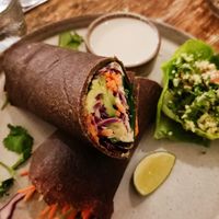 Mediterranean wrap at Alchemy in Ubud