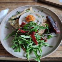 Vegan Mungbean Crepe at Alchemy in Ubud