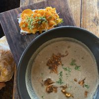 Mushroom soup  at Alchemy in Ubud