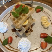 waffle  at Alchemy in Ubud