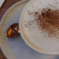 Vegan chai latte  at Alchemy in Ubud