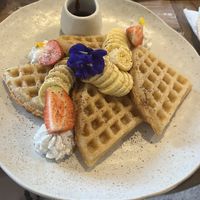 Waffles   at Alchemy in Ubud