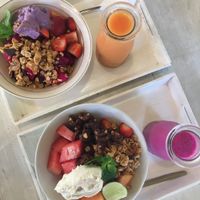 Smoothie bowls at Alchemy in Ubud
