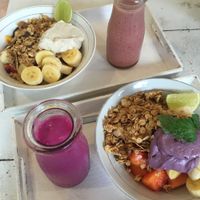 Smoothie bowls at Alchemy in Ubud