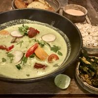 Vegan green curryy #Veganuary at Alchemy in Ubud