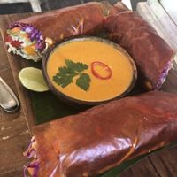 Papaya wraps!! at Alchemy in Ubud