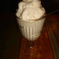 'banana bomb' ice cream at Alchemy in Ubud