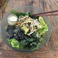 Salad bar - mix your own salad for 69k - yummy  at Alchemy in Ubud