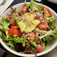 a wonderful salad!  at The Owl's Nest in Olympia