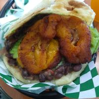 Vegan arepa at Rika in Las Vegas