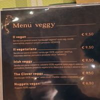 Menù veggy🌱 at The Clover Pub in Valperga