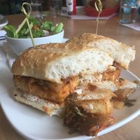 Vegan tofu sandwich  at Duke's Alehouse and Kitchen in Crystal Lake