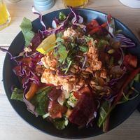 Spicy buffalo chickpea salad  at Susa Plant Based Kitchen in Ryde