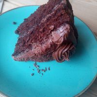Chocolate cake  at Susa Plant Based Kitchen in Ryde