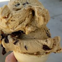 Coffee chocolate chip at Bruster's Real Ice Cream in Aptos