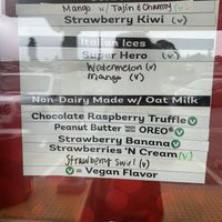 Menu   at Bruster's Real Ice Cream in Aptos