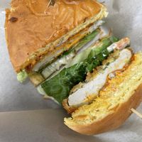 Chick’n Sandwich   at Midtown Vegan Deli & Market in Tucson
