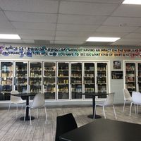 fridge section  at Midtown Vegan Deli & Market in Tucson