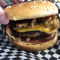 tempeh beyond burger  at Midtown Vegan Deli & Market in Tucson