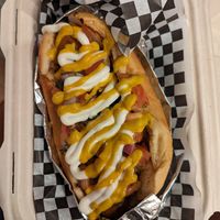 Vegan Sonoran dog at Midtown Vegan Deli & Market in Tucson