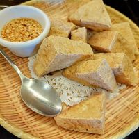 Fried tofu with peanut chili sauce at Spoonful Thai Bistro in West Reading