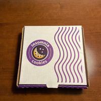 Cookie box  at Insomnia Cookies - 13th St in Philadelphia