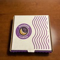 Cookie box  at Insomnia Cookies - 13th St in Philadelphia
