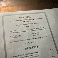 rice bowl  at bnb - banh mi and beer in Munich