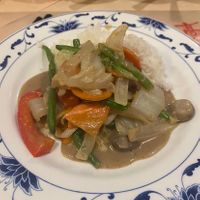 Gemüse in Erdnusssoße  at Kim's Asia in Roetgen