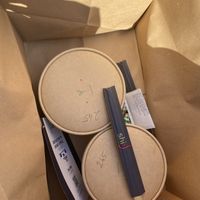 Packaging is without plastic   at Shi's  in Gorizia