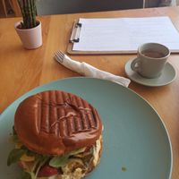 VG brioche bap at Flour House in Bristol