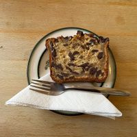 banana bread slice  at Flour House in Bristol