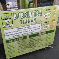  at Bubble Tea Teawan in Paris