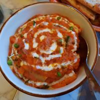 Vegan curry at Kisaan Restaurant and Patisserie in The Hague