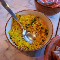 Gekruide rijst at Kisaan Restaurant and Patisserie in The Hague