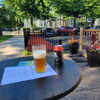 Nice outside space to enjoy a drink at The Cannon in New Haven