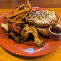Vegan French toast. Amazing. at The Cannon in New Haven