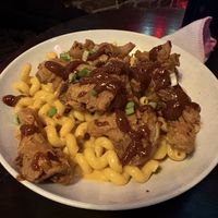 Mac and cheese with fried oyster mushrooms 😋   at The Cannon in New Haven