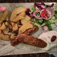 Vegan kebab at Restaurang Mediterranean in Lund