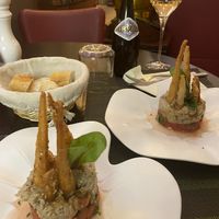 Starters at Ti Toques in Antibes