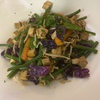 Stir fry WAY TOO SPICY at Ti Toques in Antibes