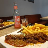 Vegane "Sven" Currywurst at De Lüx Curry in Celle
