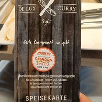 Speisekarte at De Lüx Curry in Celle