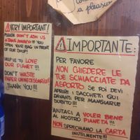 Cute message 😍 at I' Girone De' Ghiotti in Florence