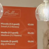 Prices at Gelateria Ballini in Verona