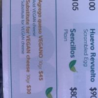 Vegan cheese sub  at Lit in Puerto Vallarta