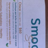 Vegan protein powder in any smoothie   at Lit in Puerto Vallarta