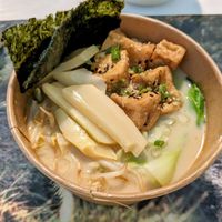 Vegan paitan ramen - takeaway at Ramen Brothers Noodle Bar in Haarlem