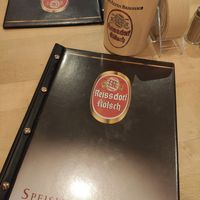 The menu at Zum alten Brauhaus in Cologne